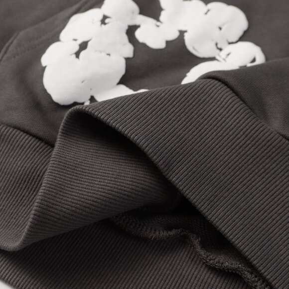 Denim Tears Cotton Sweatshirt with Embossed Print in Kapok Grey Color - - Picture 6 of 8